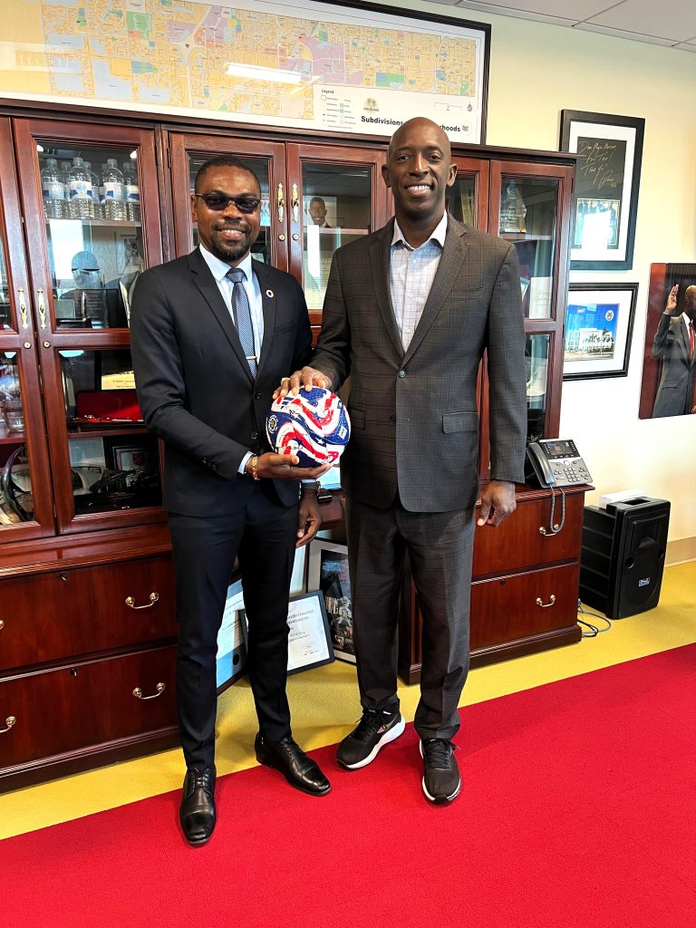 Miramar to Host the 2nd Edition of the World Youth Forum – FIFA World Cup 2026 Special Edition - President of the International Youth Institute (Youth Institute USA), Mr. Gabriel MVOGO SAINT ;  The Honorable Wayne Martin Messam, Mayor of the City of Miramar
