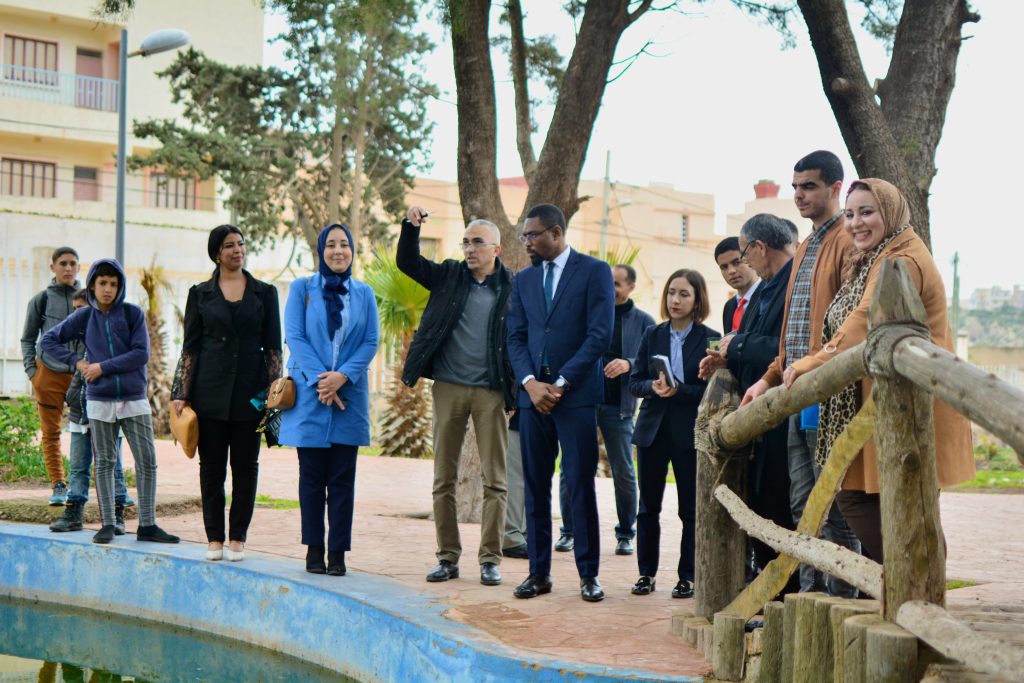 Youth Institute collaboration visit to Morocco - Mr. Gabriel MVOGO SAINT visits infrastructure in Nador, Morocco