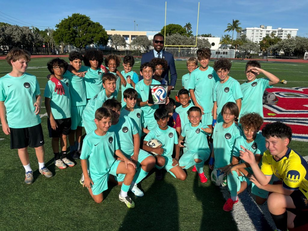 Youth Institute USA Meets Young Soccer Players in Miami Beach During the FIFA World Cup
